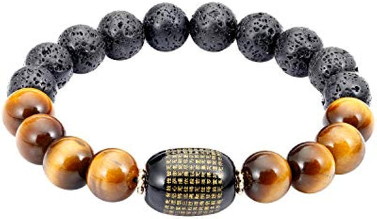 Triple Protection "Feng Shui" Tiger-eye Bracelet