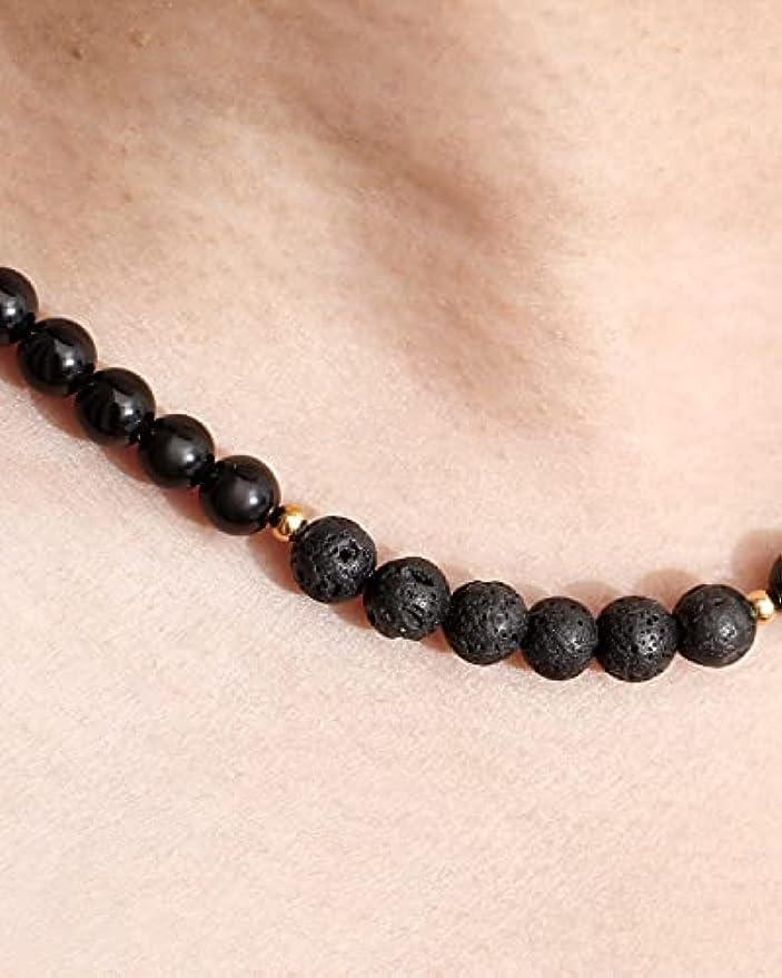 Lava Stone/Black Obsidian Necklaces
