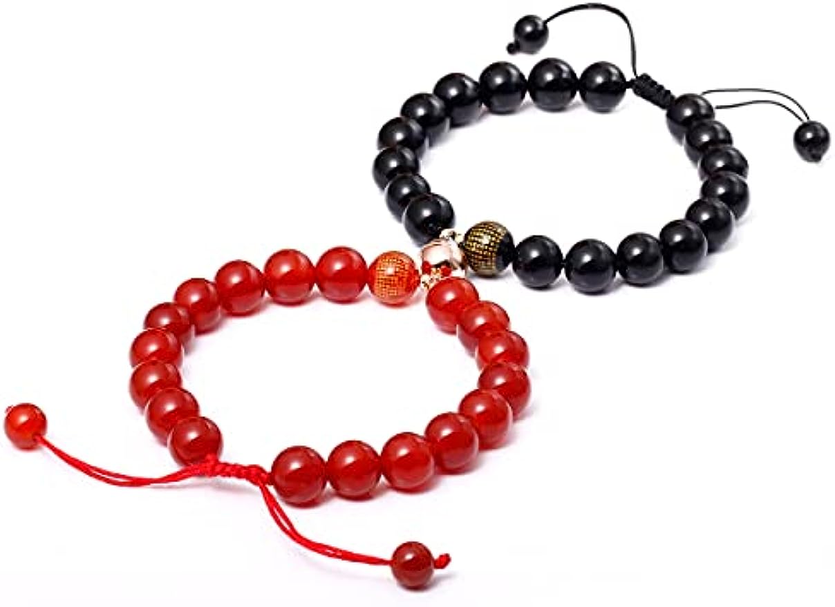 "Feng Shui" Black Obsidian Magnetic Bracelets