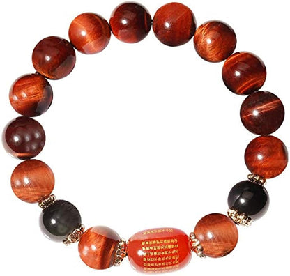 Triple Protection "Feng Shui" Tiger-eye Bracelet