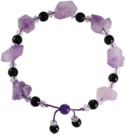 Natural Raw Amethystine bracelet