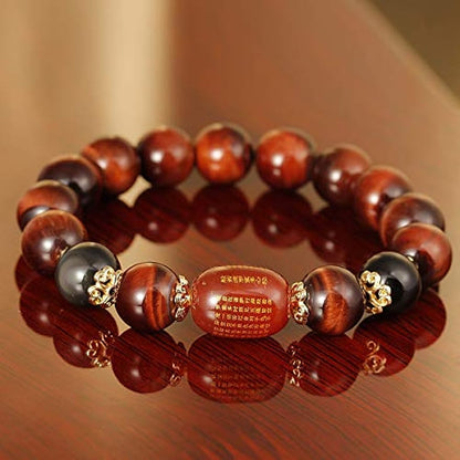 Triple Protection "Feng Shui" Tiger-eye Bracelet