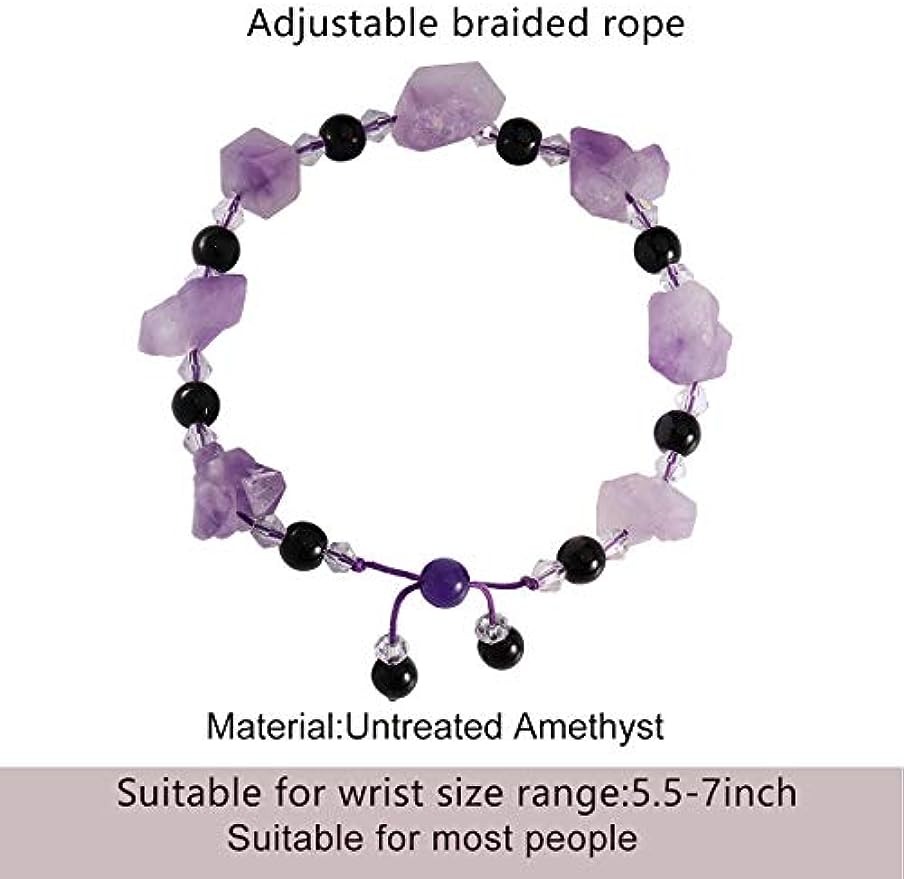 Natural Raw Amethystine bracelet