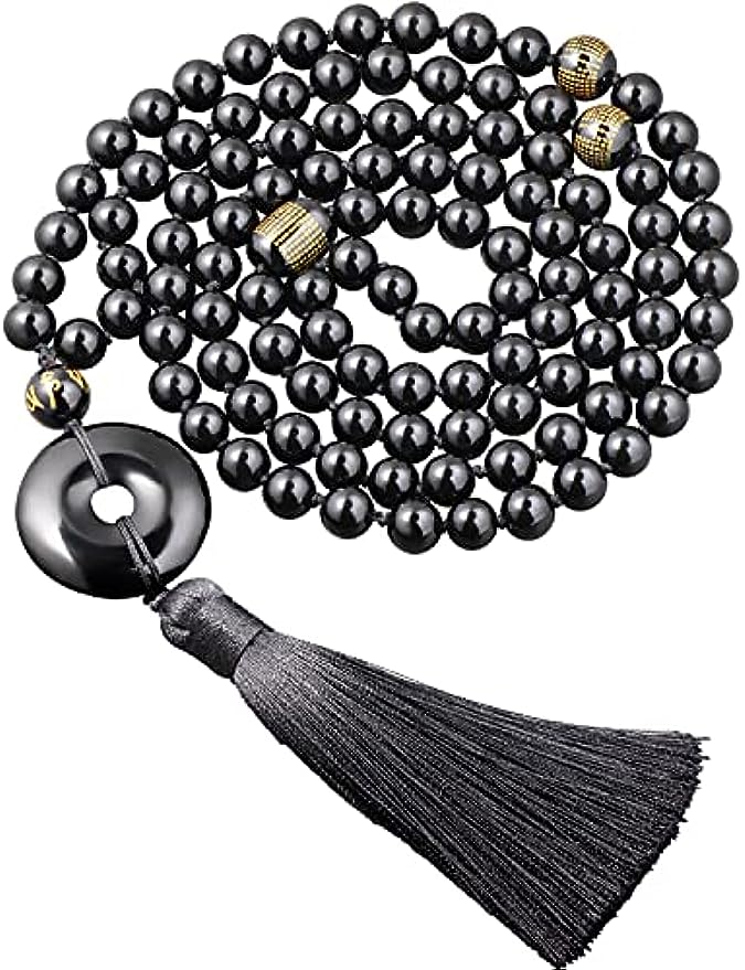 Long 108 Mala Beads 8mm Necklaces