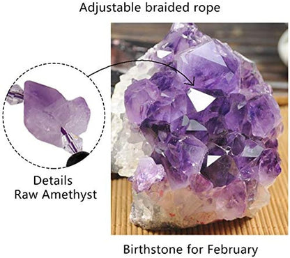 Natural Raw Amethystine bracelet