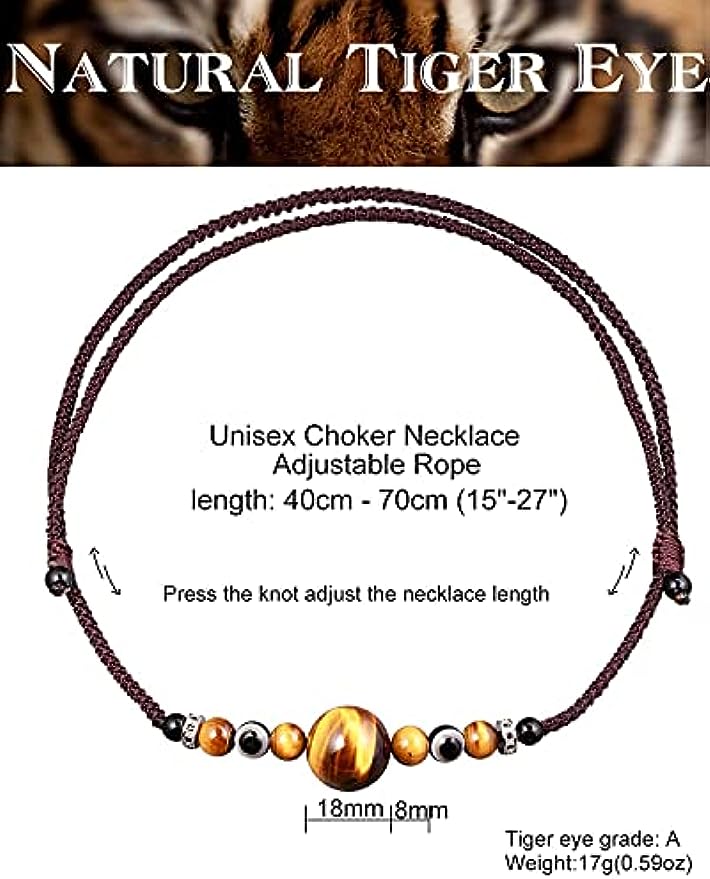 Tiger Eye Choker Necklace