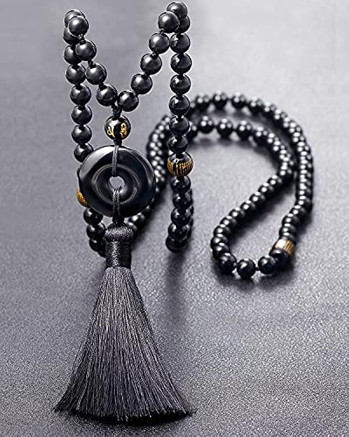 Long 108 Mala Beads 8mm Necklaces