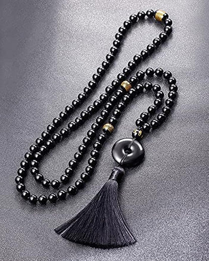 Long 108 Mala Beads 8mm Necklaces