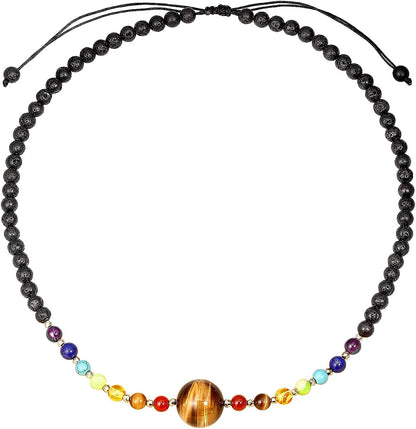 7 Chakra Crystal Necklaces Healing Gem Stone Necklace