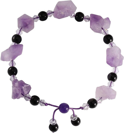 Natural Raw Amethystine bracelet